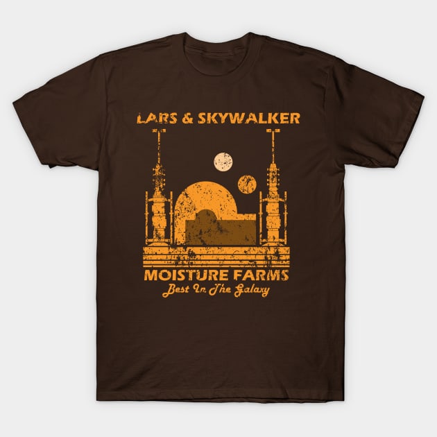 Moisture Farmin' Distressed T-Shirt by jcastick